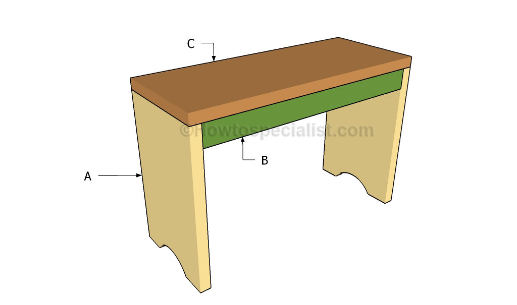  simple bench HowToSpecialist - How to Build, Step by Step DIY Plans