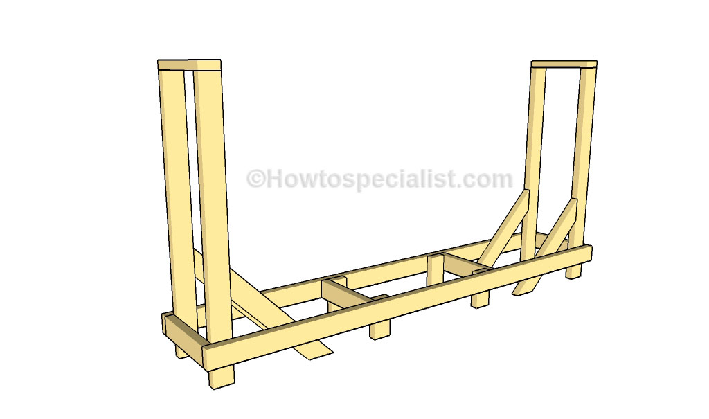 How to build a firewood rack  HowToSpecialist - How to Build, Step by 