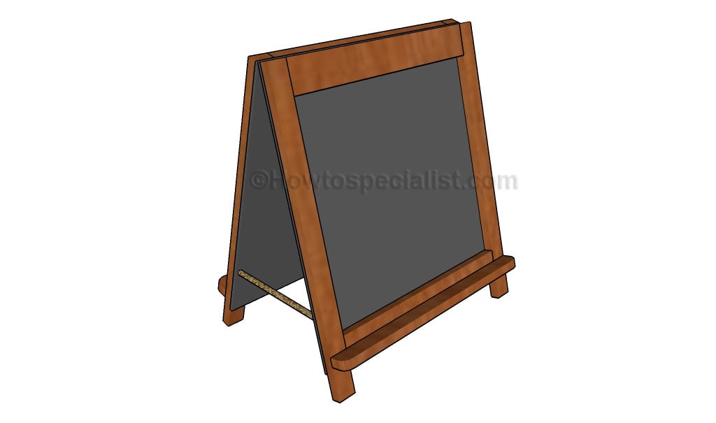 How To Build A Folding Chalkboard Easel  Apps Directories