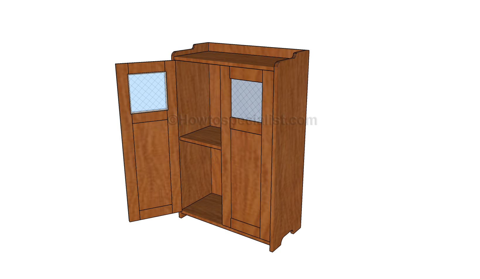 Corner cabinet plans | HowToSpecialist - How to Build ...