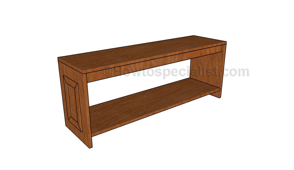 woodworking p: Detail Mudroom bench diy plans