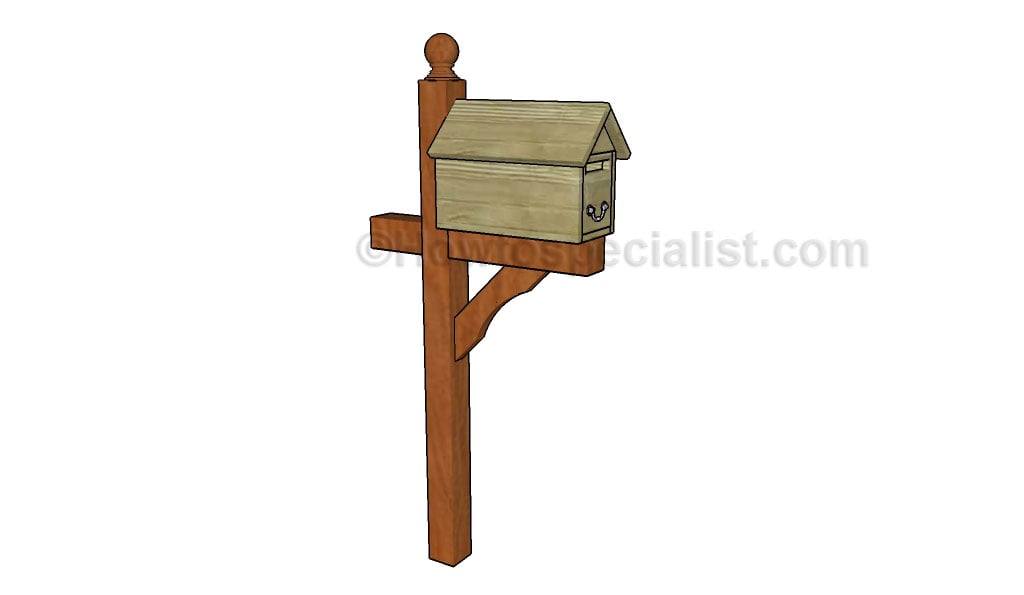 Wooden Mailbox Post Easy Diy Woodworking Projects | Apps Directories