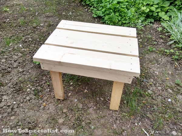 Building an adirondack side table