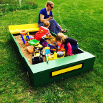 Sandbox with bench plans | HowToSpecialist - How to Build, Step by Step