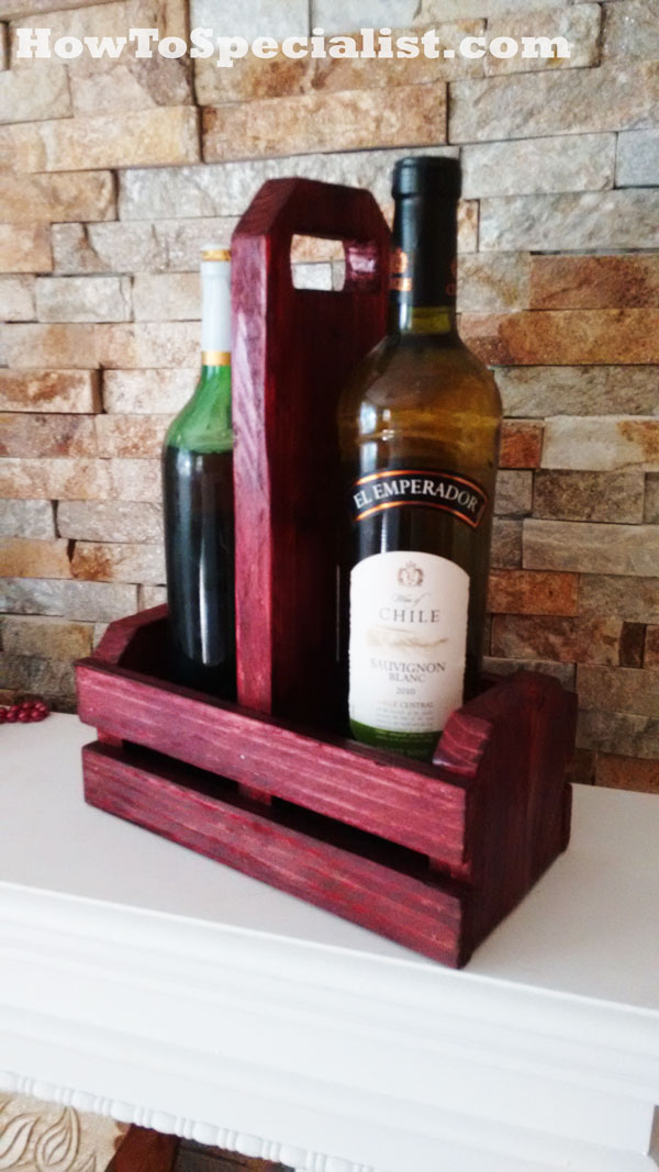 Two Glass Wine Caddy (Step-by-Step Instructions) - Chisel & Fork