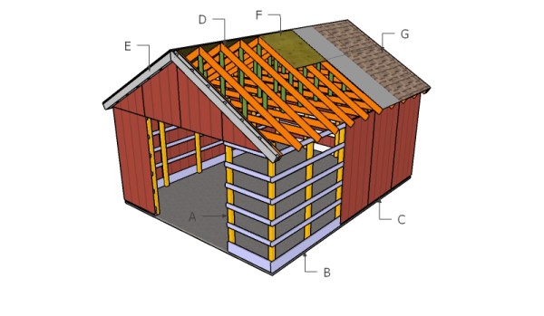 10 Free Storage Shed Plans  HowToSpecialist - How to Build, Step by 