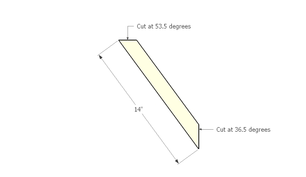 Building the diagonal braces