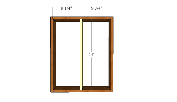 Fitting the vertical partition