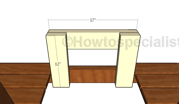 Front table supports