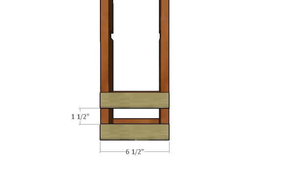 Fitting the side slats