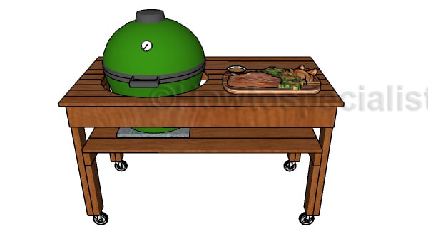 Build a big green egg table