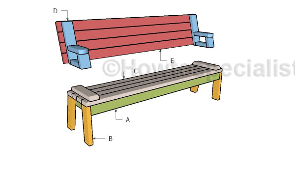 Building a folding picnic table