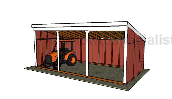 Loafing shed plans 