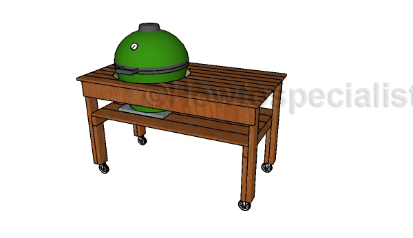 xl big green egg table plans HTS
