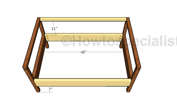 Assembling the loveseat sofa