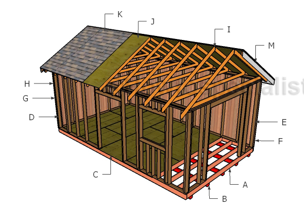 gable shed plans