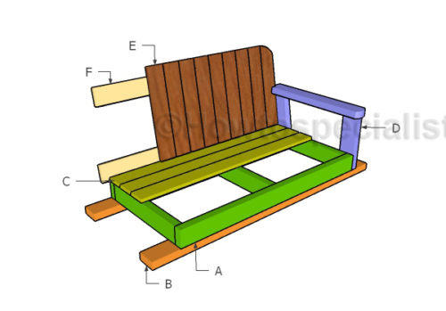 Building a glider bench
