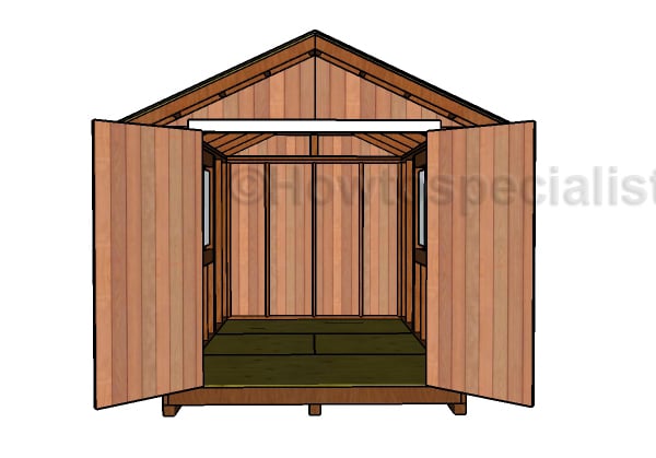8x12 Shed Doors Plans | HowToSpecialist - How to Build 