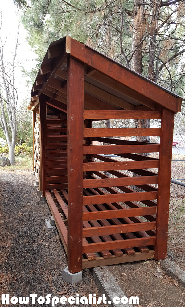 DIY 2 Cord Wood Shed HowToSpecialist - How to Build 