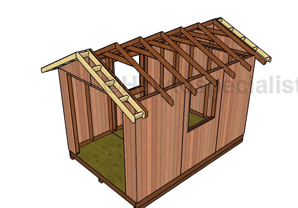 Roof Gable Overhang &amp; ... How To Build Gable Roof Over ...