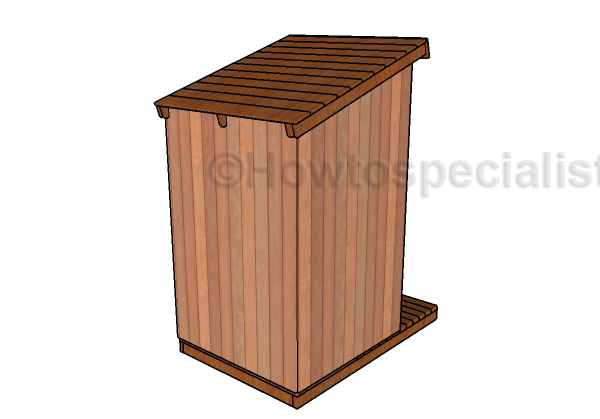 Free Outhouse Plans - Back View