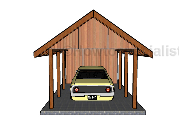 How to build a carport with storage