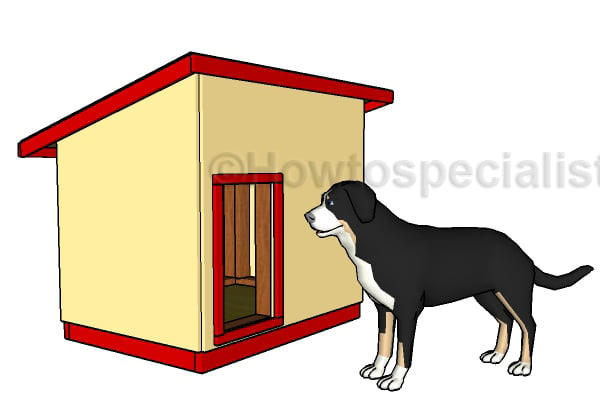 Large Dog House Plan