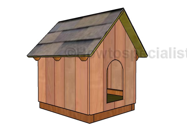 Small and Simple Dog House Plans