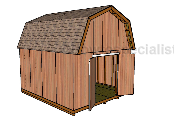 14x16 Barn Shed Plans | HowToSpecialist - How to Build ...