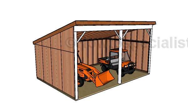 16x24 Run In Shed Plans Free