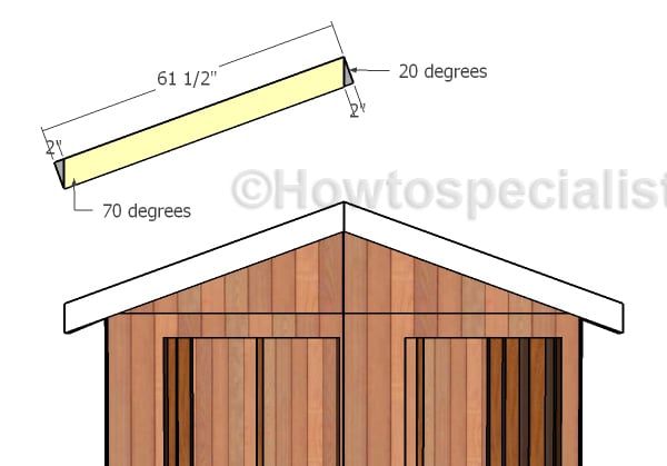 Fitting the roof trims - Front and back