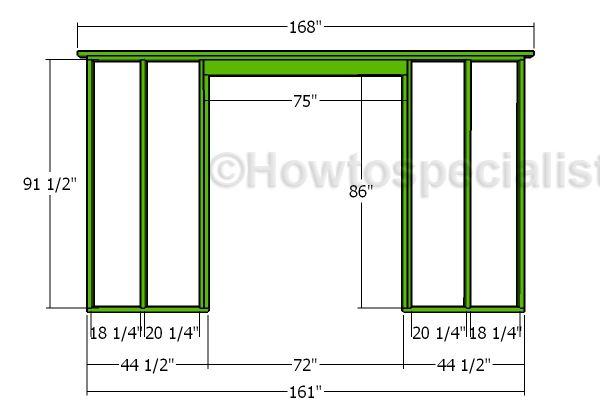 Front wall - Frame