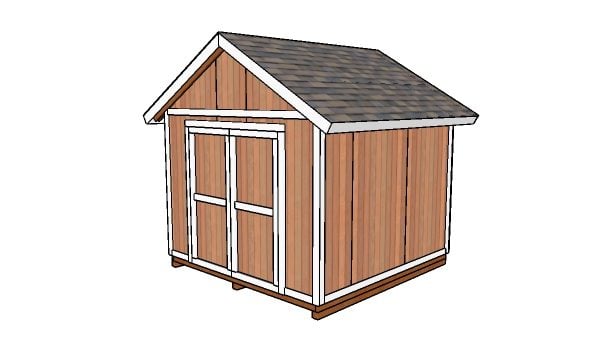 10x10 Shed Plans - DIY Step by Step | HowToSpecialist - How to Build, Step by Step DIY Plans