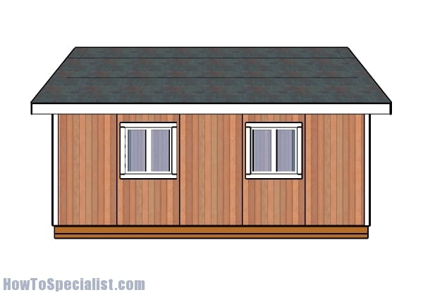 16x20 Shed Plans | HowToSpecialist - How to Build, Step by 