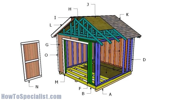 Building a 10x10 gable shed