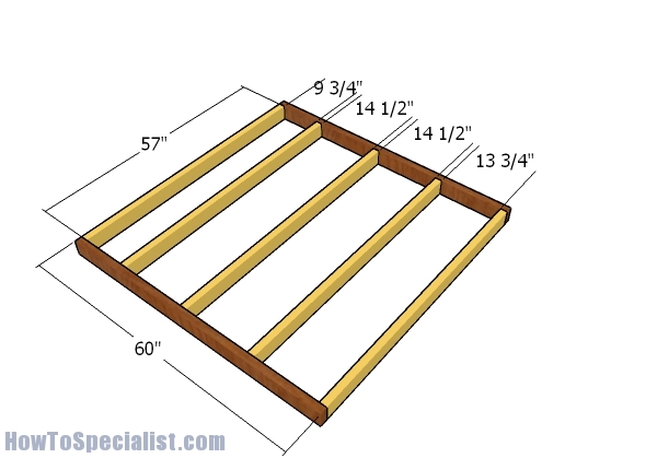 Building the floor frame