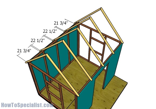 Fitting the rafters