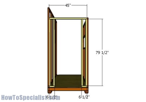 Front wall - Frame