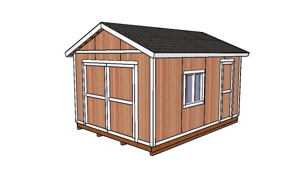 Free 12x16 shed plans