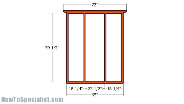 Back wall - frame