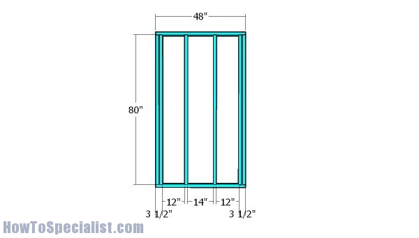 Back wall - frame