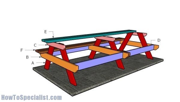 how-to-build-a-picnic-table-with-attached-benches-diy-picnic-table