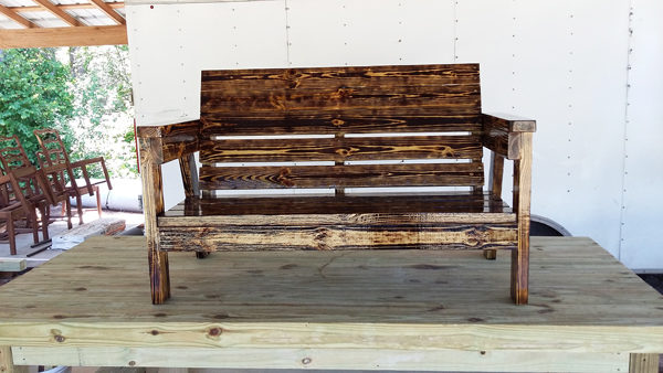 Building-a-garden-bench