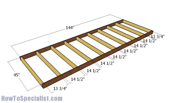 Building the floor frame