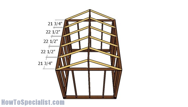 Fitting the rafters