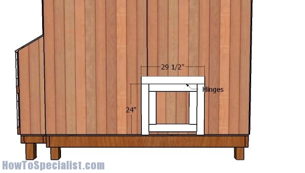 Fitting the small door