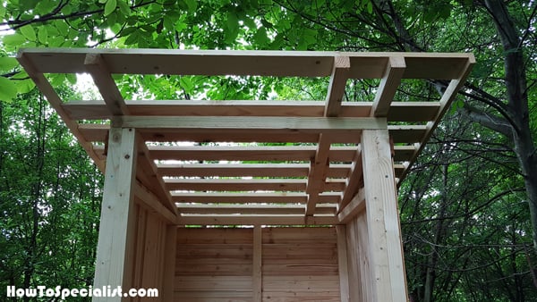 Outhouse-roof-frame
