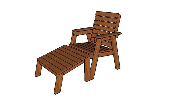 DIY garden chair plan