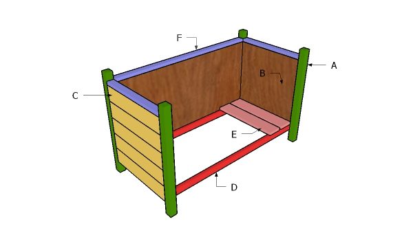 Building a modern rectangular planter box