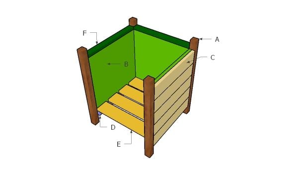 Building a square planter box
